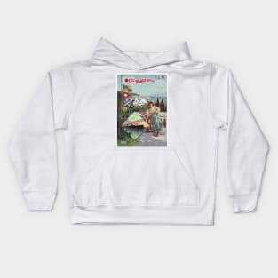 P.L.M. Alger Vintage Poster 1898 Kids Hoodie